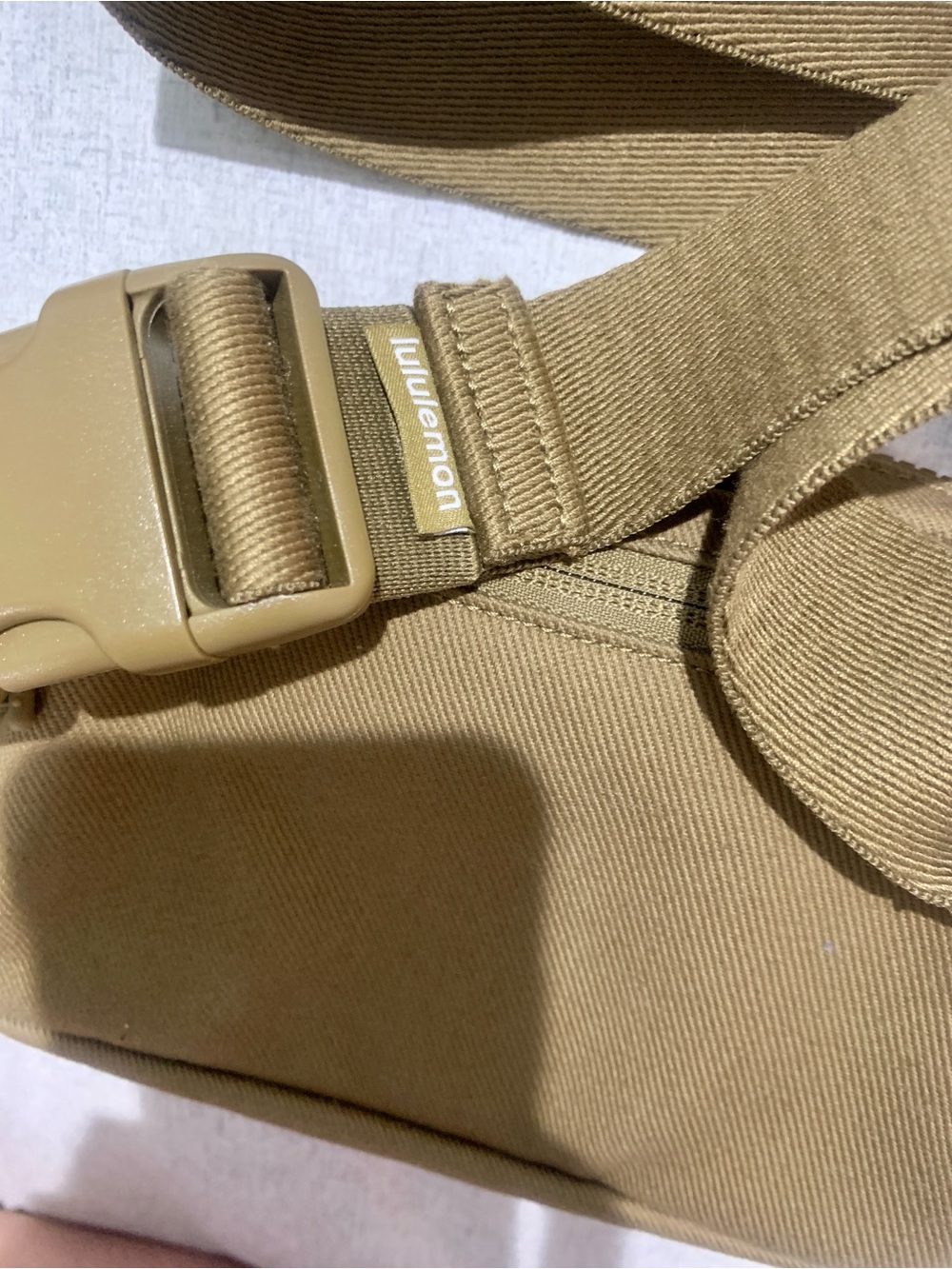 Lulu Everywhere Belt Bag Brown/ Khaki Tan Fanny Pack Lululemon EBB 1L Waist Cros - Picture 4 of 9